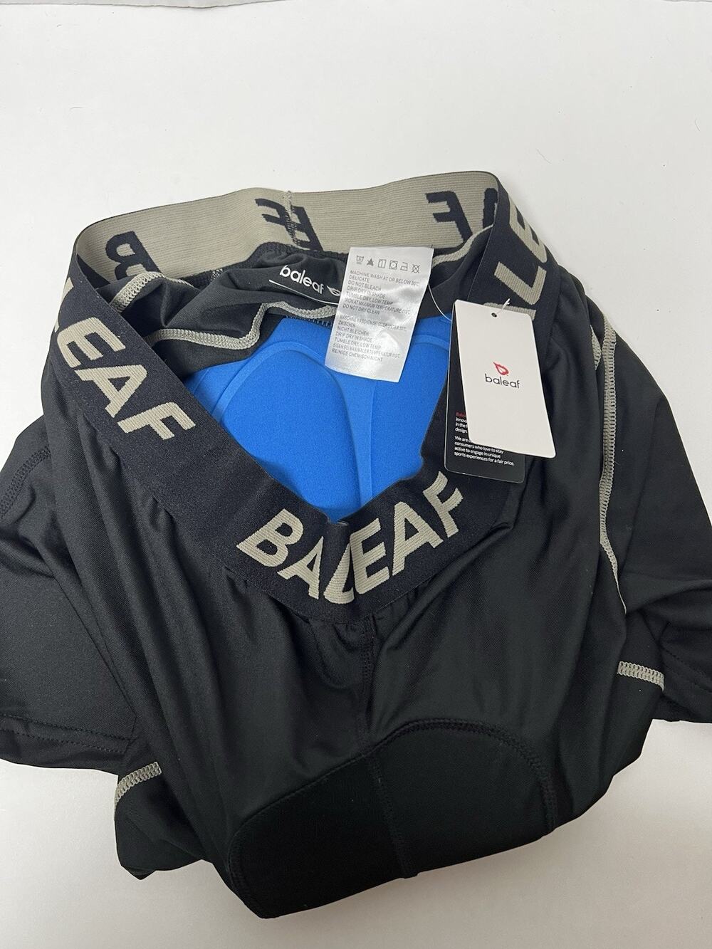 BALEAF Men's 3D Padded Bike Shorts Cycling Underwear, Size XL, NEW